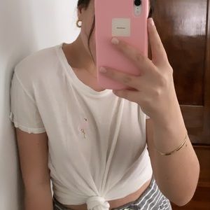 Brandy Melville flamingo top
